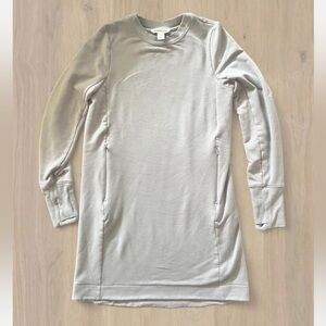 Athleta Coaster Luxe Sweatshirt Lavender Dress